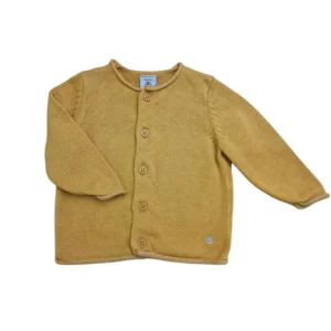 Gilet moutarde Petit Bateau 6 mois