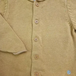 Gilet moutarde Petit Bateau 6 mois – Image 4