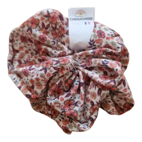Chouchou Upcyclé Fleuri