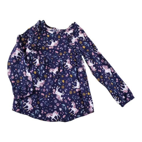 Blouse Marine Licorne Kiki Koko 4 ans