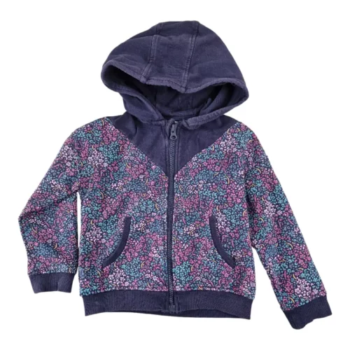 Veste Marine Fleurie DPAM 4 ans