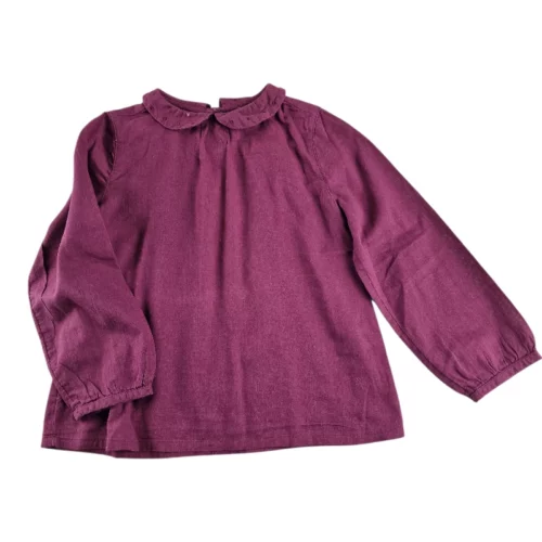 Blouse Légère Bordeaux Col Monoprix 4 ans