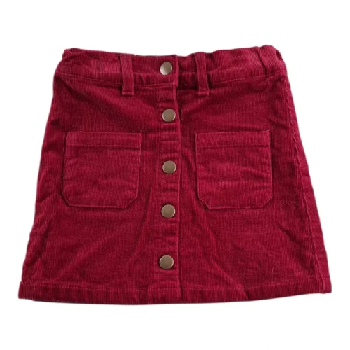 Jupe Velours Bordeaux Tissaia 4 ans