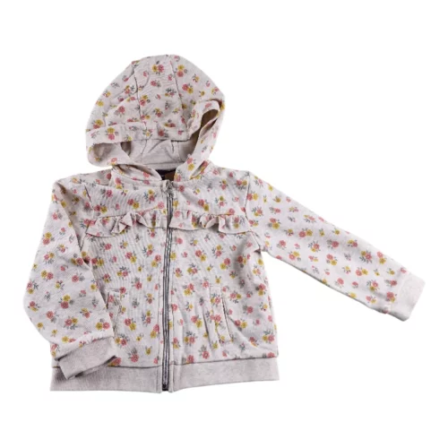 Gilet Zippé Fleuris  Sergent Major 2/3 ans 98 cm