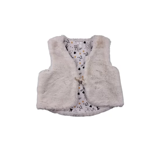 Gilet sans manches Orchestra 12 mois – Écru