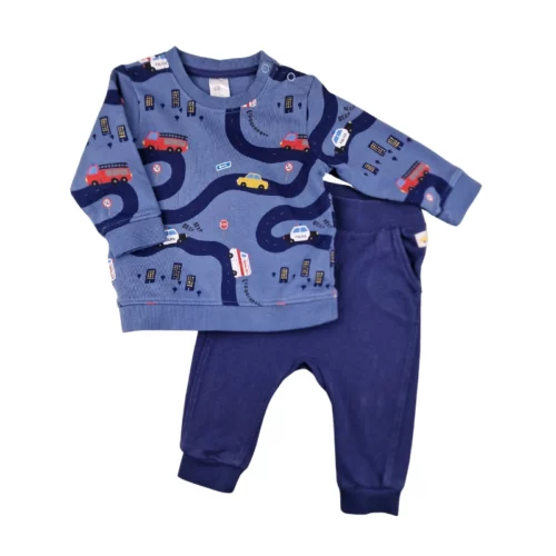 Ensemble H&M 4/6 mois 68 cm  – Bleu