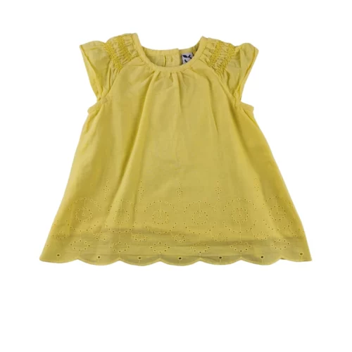 Blouse 3 Pommes 9/12 mois – Jaune