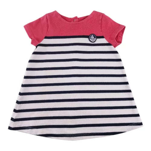 Robe Petit Bateau 6 mois - Marinière