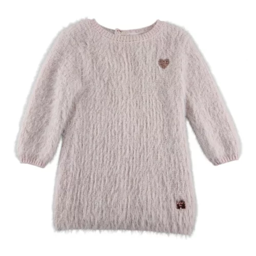 Robe pull Carrément Beau 6 mois – rose poudré