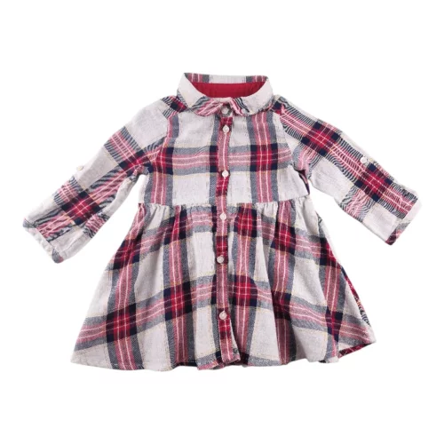 Robe Tartan H&M 4/6 mois 68 cm