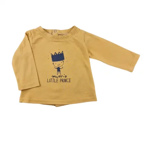 T-shirt TAO 6 mois – Moutarde