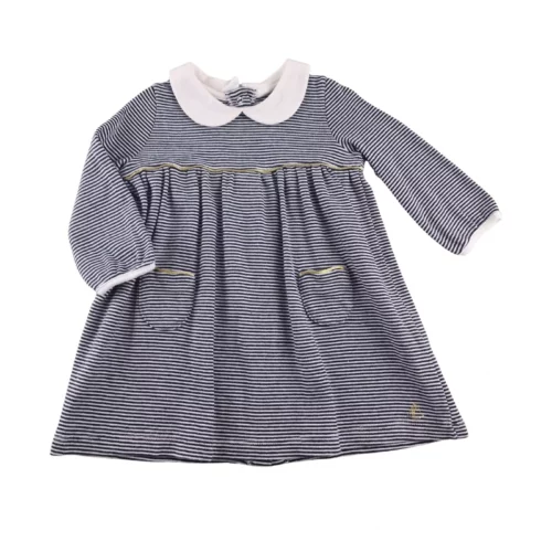 Robe Petit Bateau 6 mois – Marinière