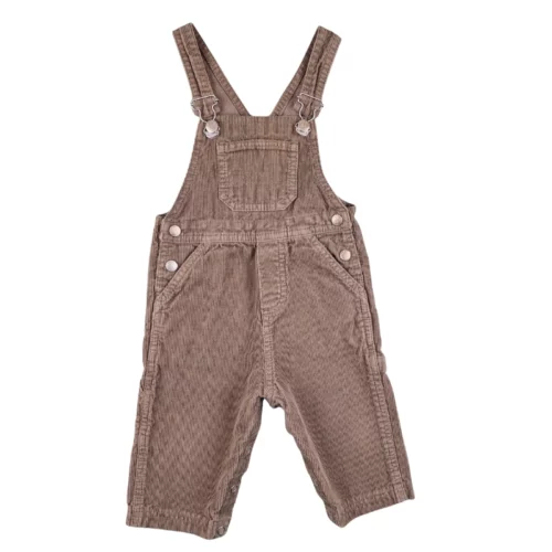 Salopette Petit Bateau 6 mois – Velours beige