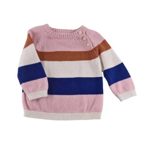 Pull H&M 4/6 mois – rayé