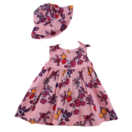Robe – Petit Bateau – 6 mois – Rose