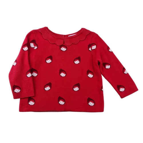 Pull Jacadi 12 mois – Rouge