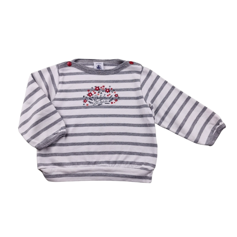 Sweat Petit Bateau 12 mois – Rayé