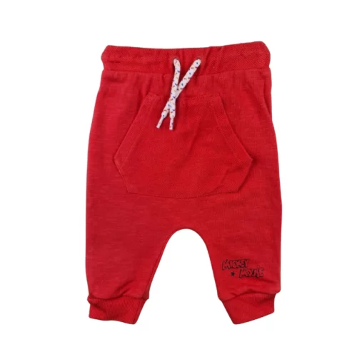 Pantalon Mickey 6 mois – Rouge