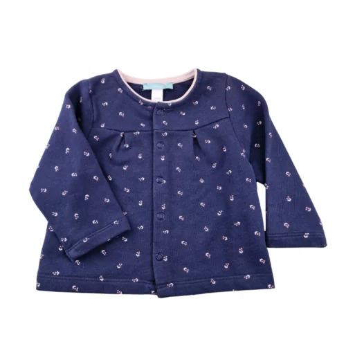 Veste Obaïbi 12 mois – Bleu marine