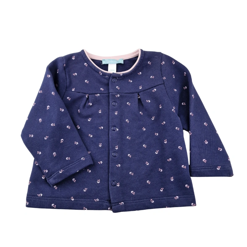 Veste Obaïbi 12 mois – Bleu marine