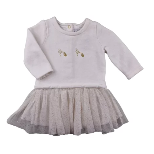 Robe Petit Bateau 12 mois – Jupe en tulle pailleté