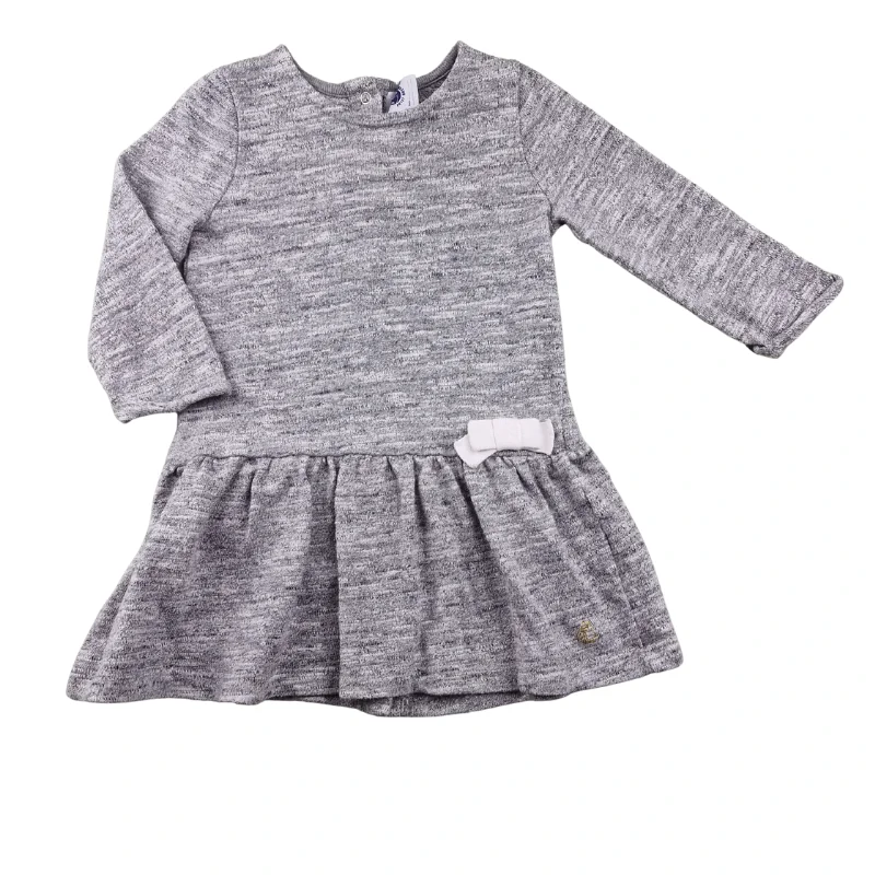 Robe Petit Bateau 12 mois – Gris chiné