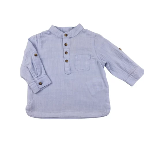 Chemise Kiabi 6 mois – Bleu ciel