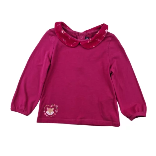 T-shirt Sergent Major 12 mois – framboise