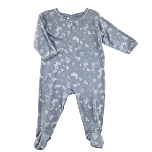 Pyjama Petit Bateau 6 mois – Bleu vert