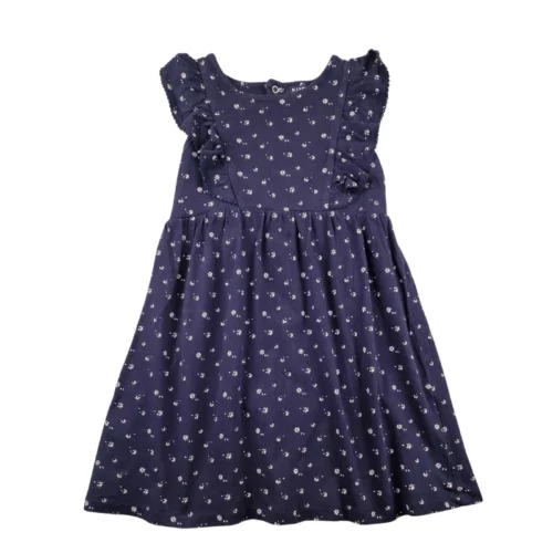Robe Kiabi 36 mois – Bleu motif fleuri