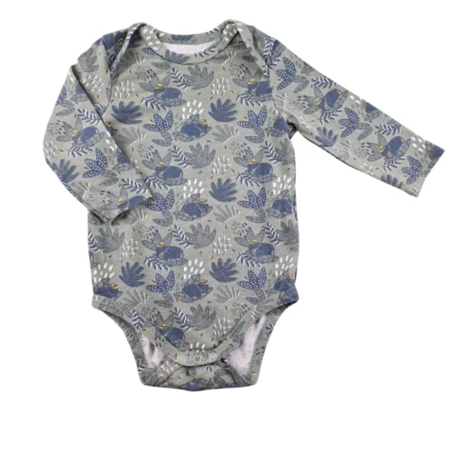 Body TAO 6 mois – Kaki imprimé