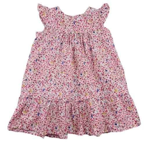 Robe Petit Bateau 18 mois – Motif fleuri rose