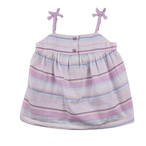 Blouse Sergent Major 2 ans – rayures pastel