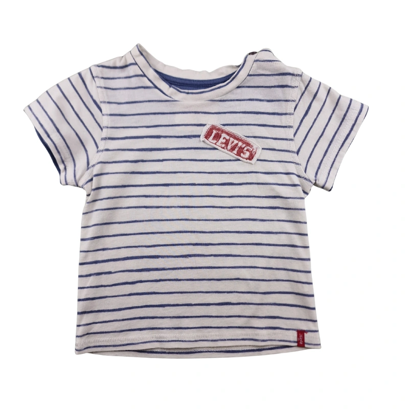 T-shirt Levi’s 12 mois – Rayé bleu et blanc
