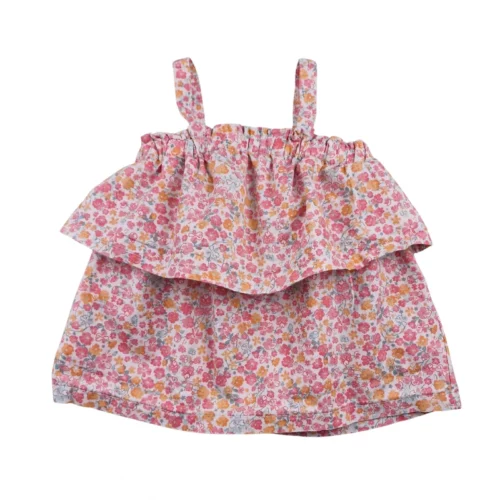 Débardeur Creeks 24 mois – rose à fleurs