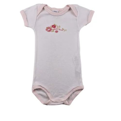 Body Petit Bateau 9 mois – Rose pâle