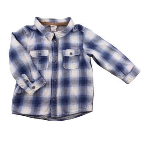 Surchemise H&M 12 mois – À carreaux bleu
