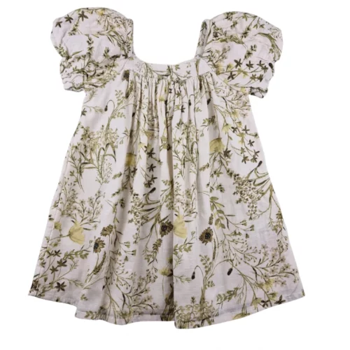 Robe Primark 3/4 ans – Blanche et verte