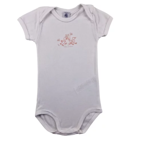 Body Petit Bateau 24 mois – Blanc imprimé