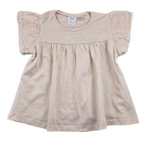 T-shirt Zara 4–5 ans – beige clair