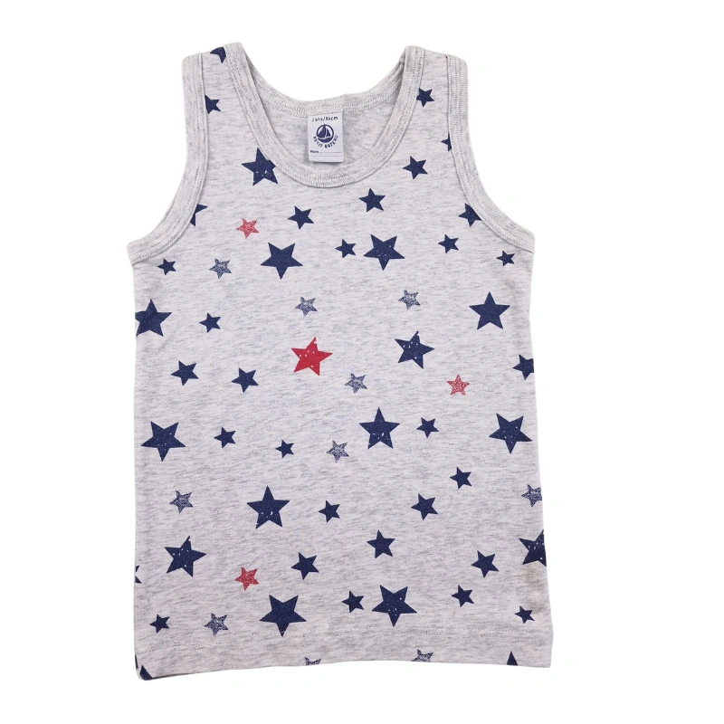 Débardeur Petit Bateau 2 ans – Gris étoilé