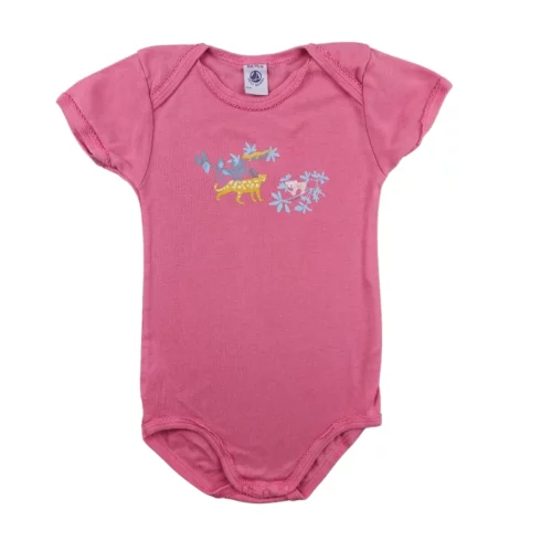 Body Petit Bateau 36 mois – Rose imprimé