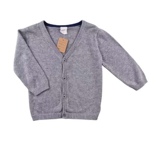 Gilet H&M 9/12 mois – Gris chiné