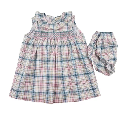 Robe Canela 12/18 mois – Carreaux