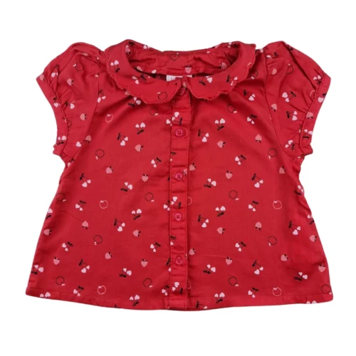 Blouse TAO 12 mois – Rouge