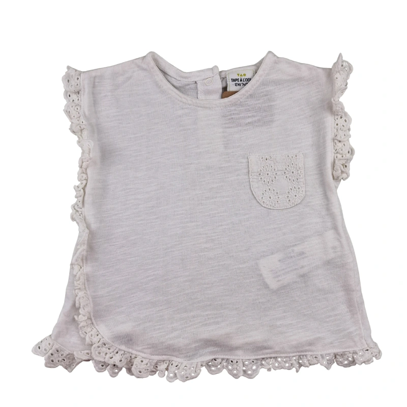 T-shirt TAO 12 mois – Blanc