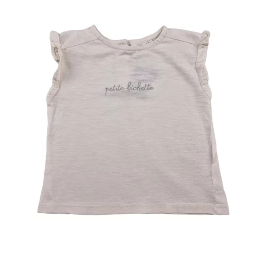 T-shirt TAO 9 mois – Écru