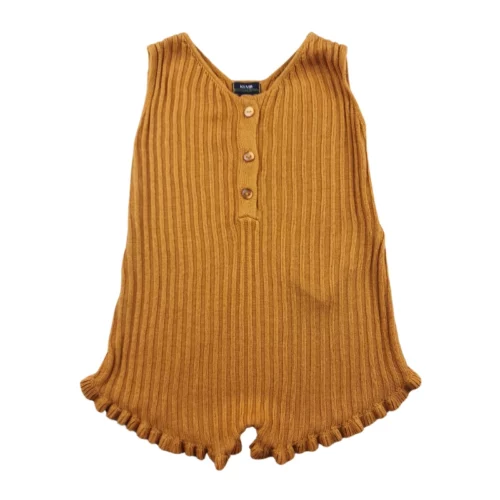 Combi short Kiabi 6 mois – Jaune moutarde