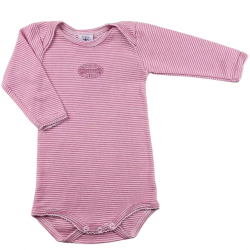 Body Petit Bateau 3 mois – Rose rayé