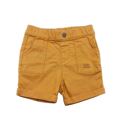 Short TAO 9 mois – Jaune moutarde